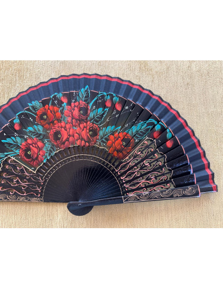 Abanico rosas