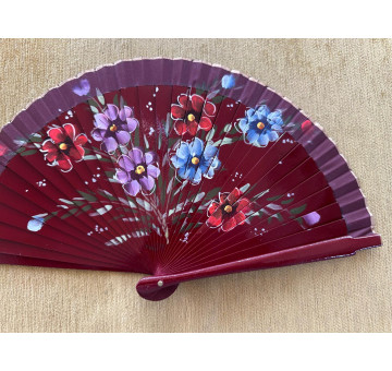 Abanico bolso flores 2