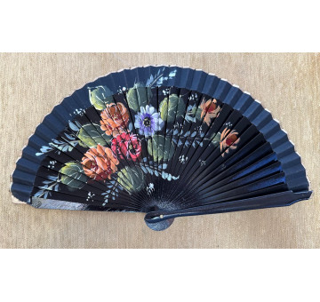 Abanico bolso flores