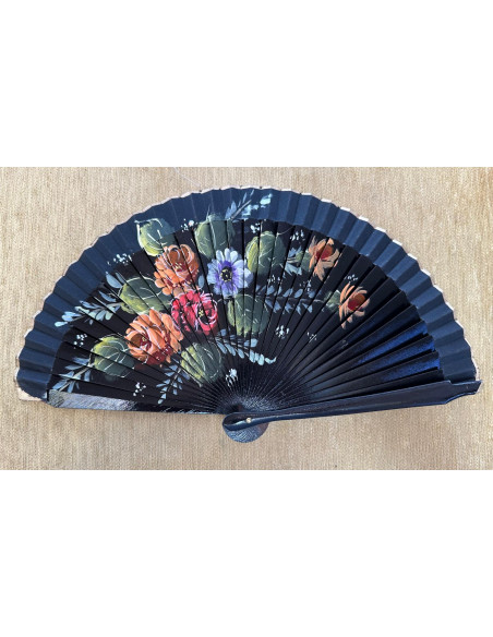 Abanico bolso flores