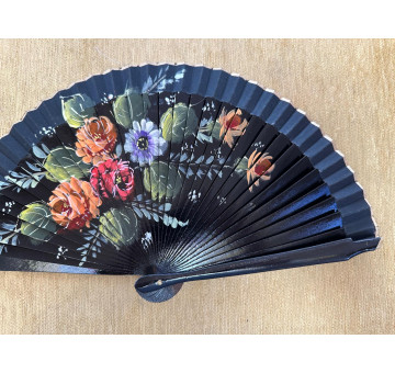 Abanico bolso flores 2