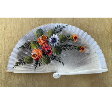 Abanico bolso flores 2