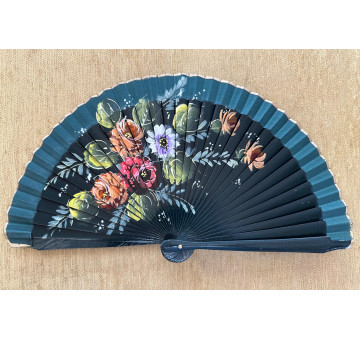 Abanico bolso flores 2