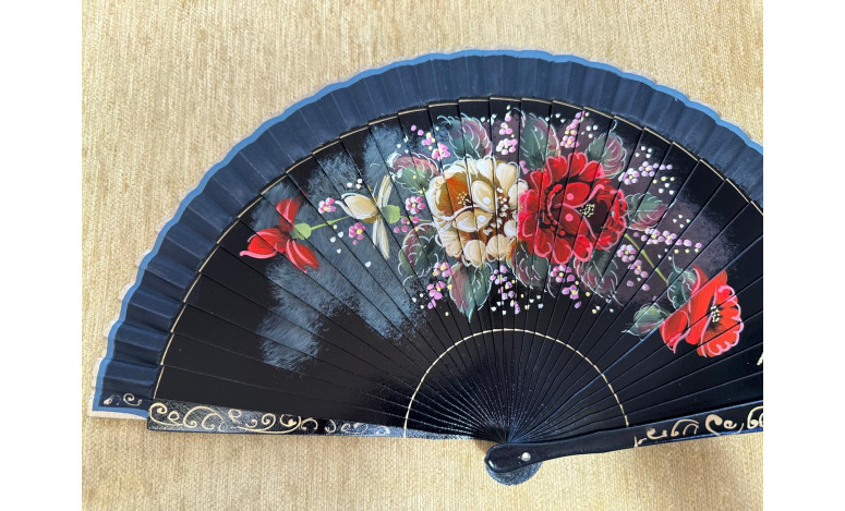 Abanico rosas