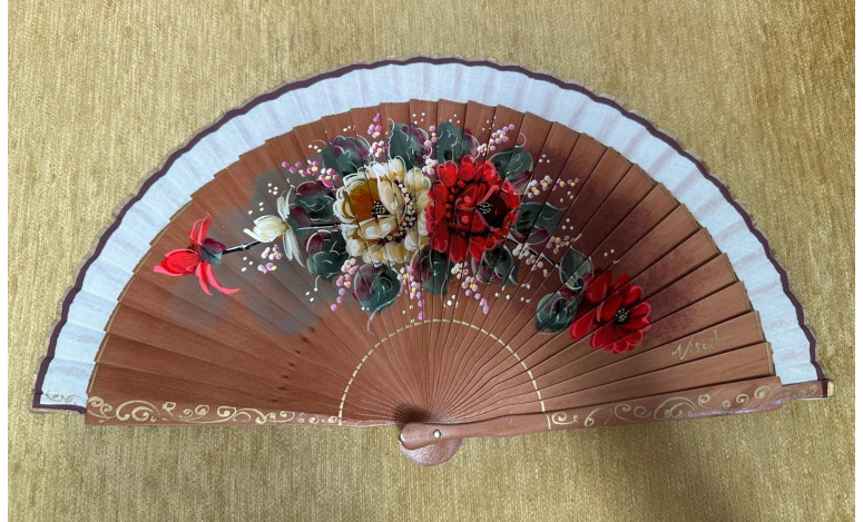 Abanico rosas