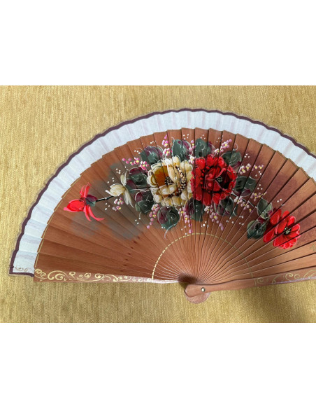 Abanico rosas