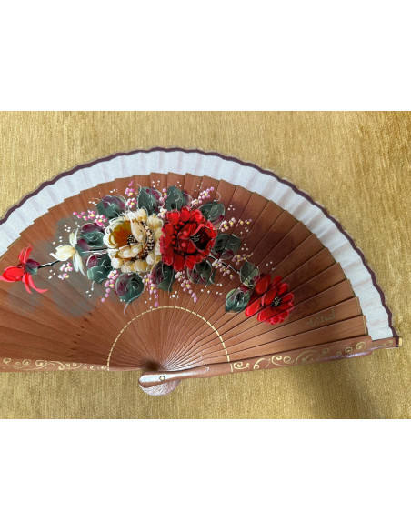 Abanico rosas