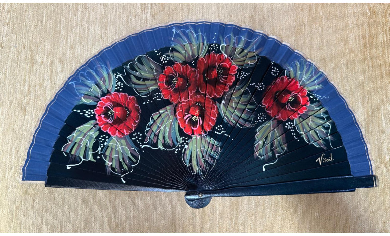 Abanico rosas