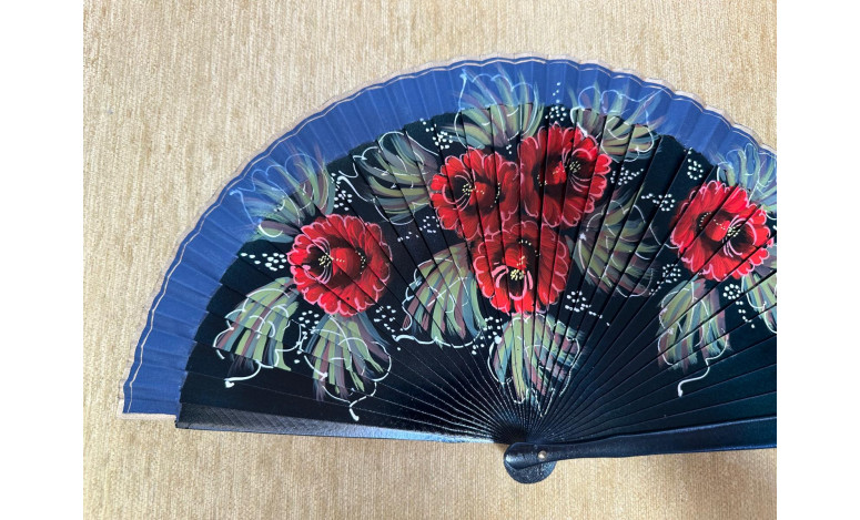 Abanico rosas