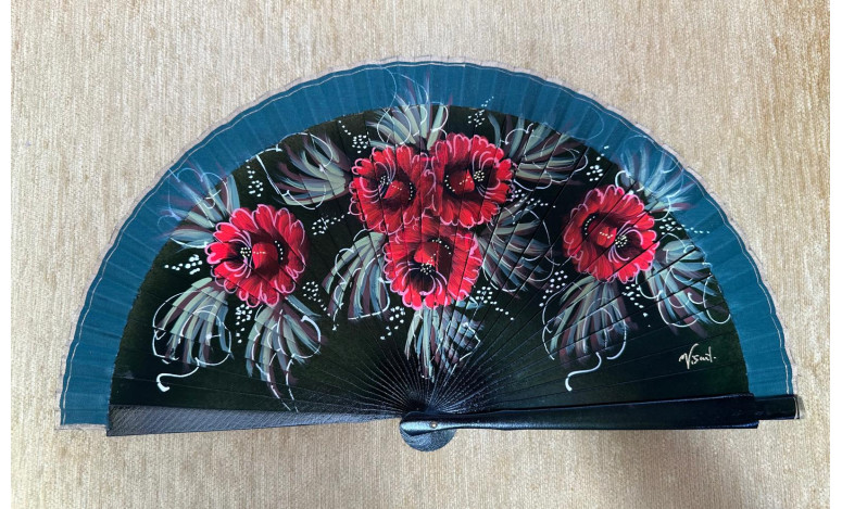 Abanico rosas