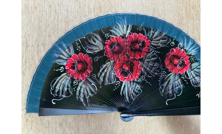 Abanico rosas