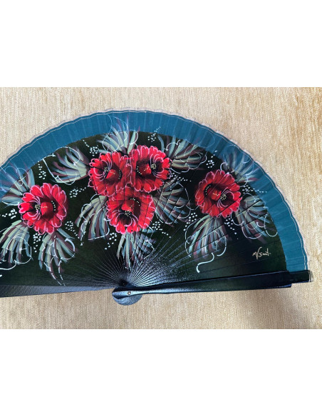 Abanico rosas