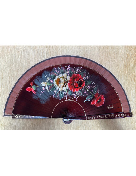 Abanico rosas