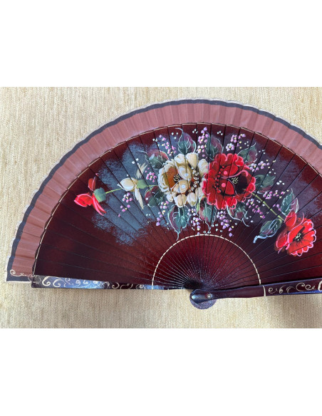 Abanico rosas