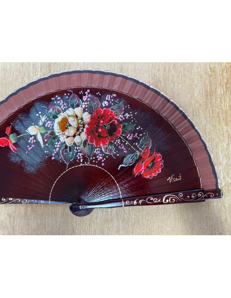 Abanico rosas