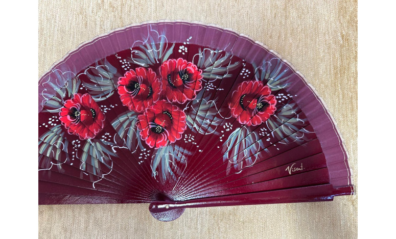 Abanico rosas