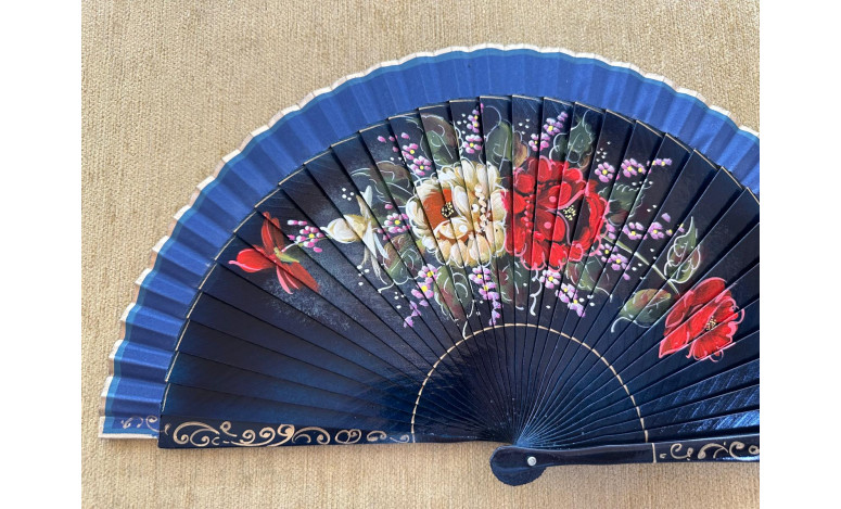 Abanico rosas