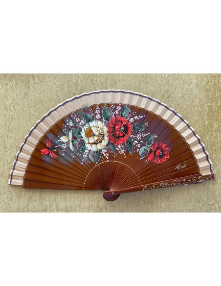 Abanico rosas