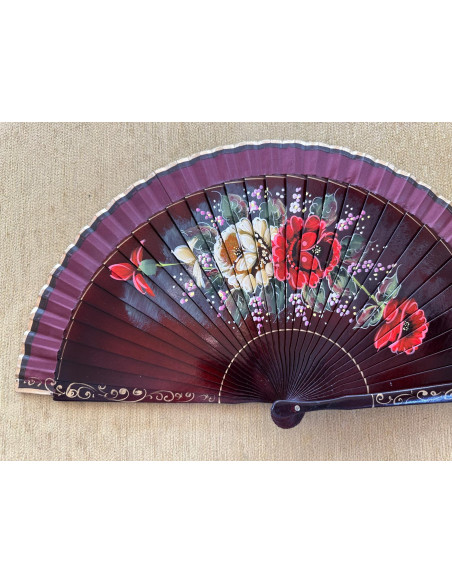 Abanico rosas