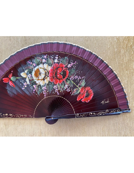 Abanico rosas