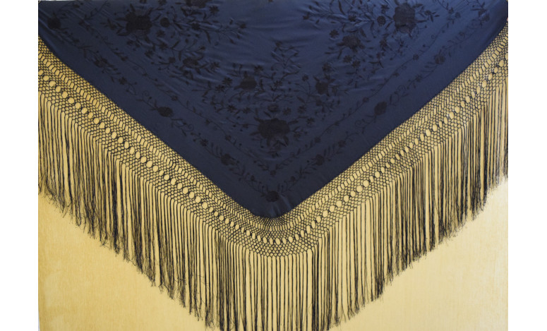 Mantón mano seda 140cm