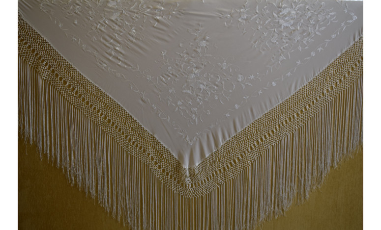 Mantón mano seda 140cm