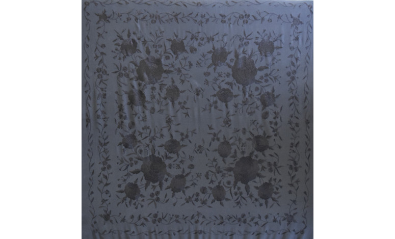 Mantón mano seda 140cm