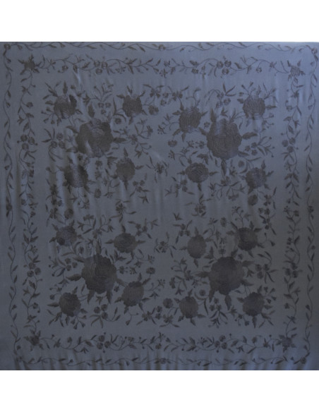 Mantón mano seda 140cm