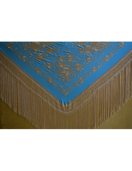 Mantón mano seda 140cm
