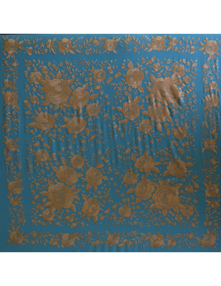 Mantón mano seda 140cm