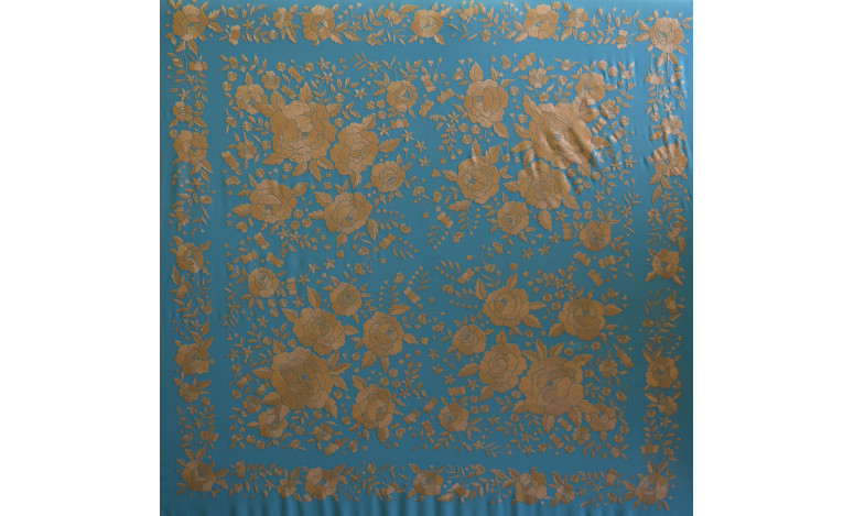 Mantón mano seda 140cm