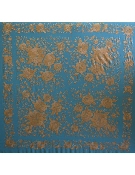 Mantón mano seda 140cm
