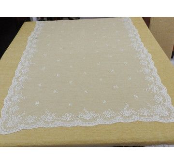 Mantilla bordada a mano en seda 130*240 2