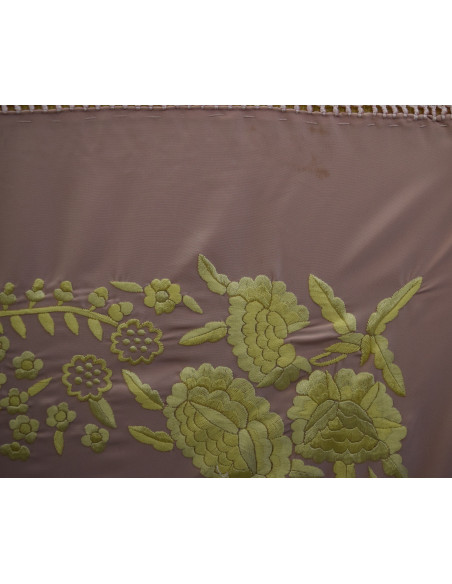 Mantón crespón mano 145cm