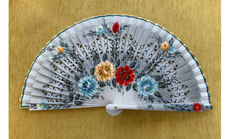 Abanico flores