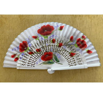 Abanico amapolas 2