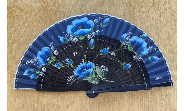 Abanico amapolas