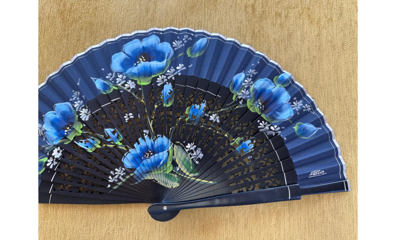 Abanico amapolas