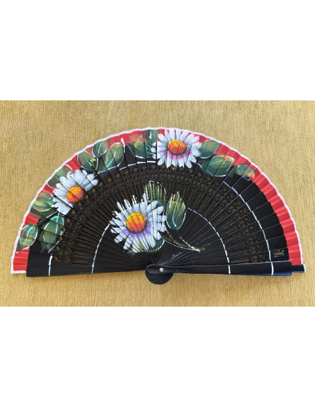Abanico bolso margaritas