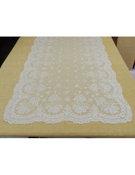 Mantilla bordada a mano en seda 120*240