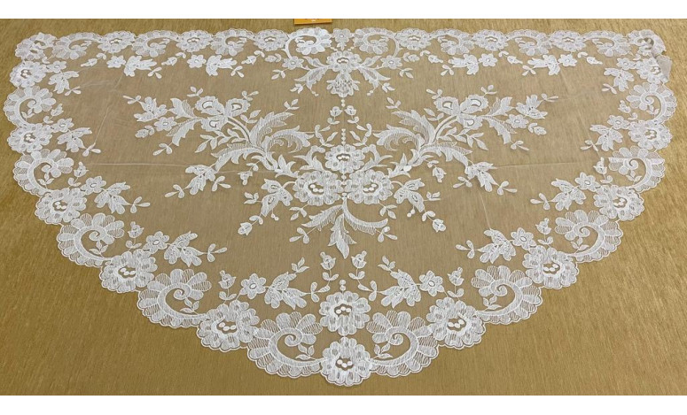 Mantilla media luna 80*150