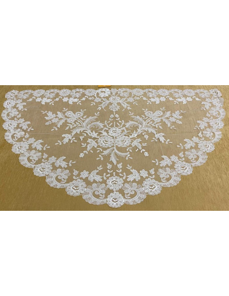 Mantilla media luna 80*150