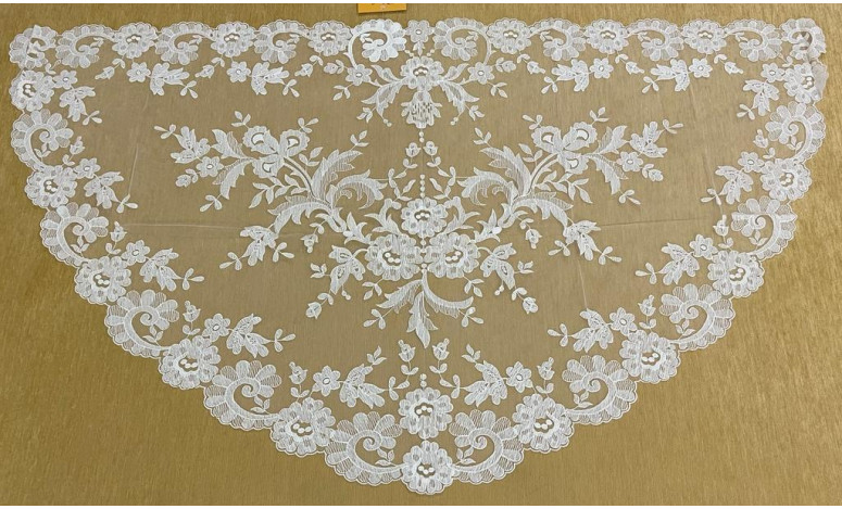 Mantilla media luna 80*150