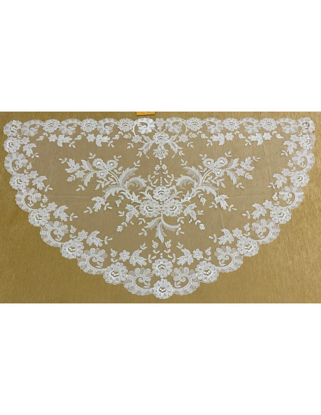 Mantilla media luna 80*150