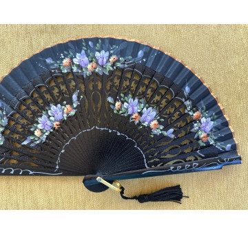 Abanico bolso flores 2