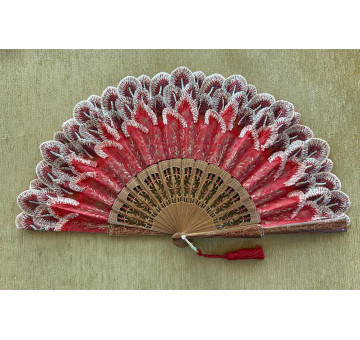 Abanico plumas