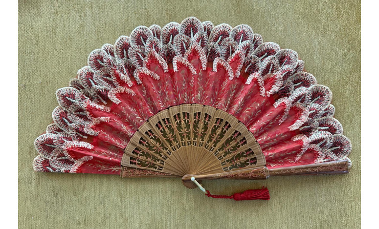 Abanico plumas