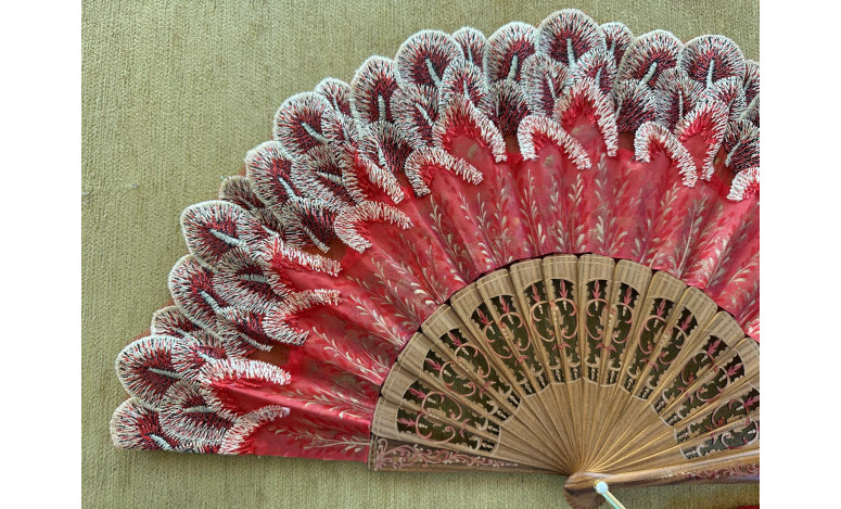 Abanico plumas