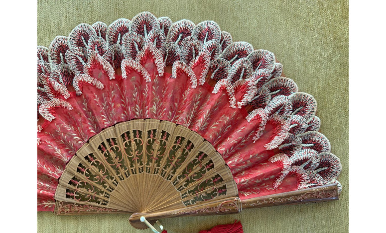 Abanico plumas