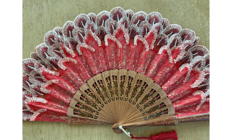 Abanico plumas